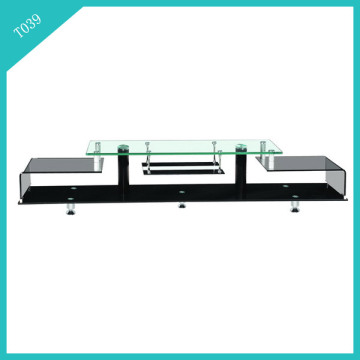 tempered glass tv stand legoo smart tv box living room furniture T039