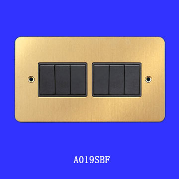 10 AMP 6 GANG Switches (A018SBF, A019SBF)