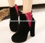 High Quality PU Fashion Roman Womens ankle boots shoes