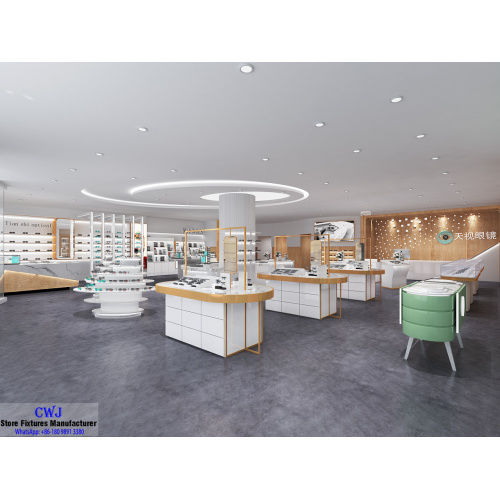Eyeglass Shop Remodel Design With High End Fixtures