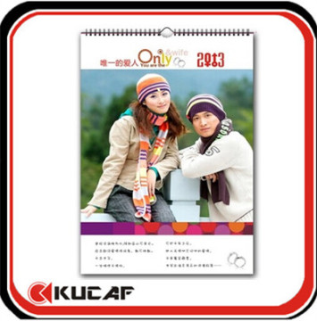 Stampa personalizzata del calendario murale per 2016