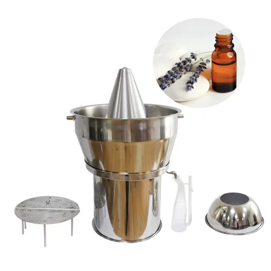 10L Essential Oil Distillation Equipment Herb Lemon Grass Oil Extraction Machine
