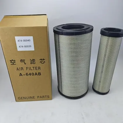Doosan Excavator air filter 474-00040 474-00039
