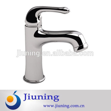 Fashionable basin faucet with single handle