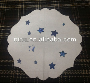 25*25/33*33 bronzing napkins,silver