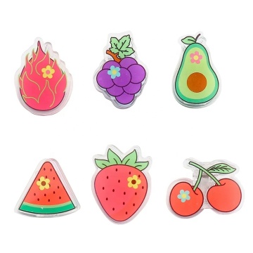 Kawaii Fruit Binder Clips - Planner Clips for Office and School Decor