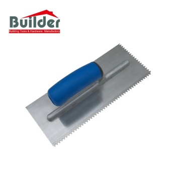 สเปรดกาวกระเบื้องมืออาชีพ: Trowels V-notched