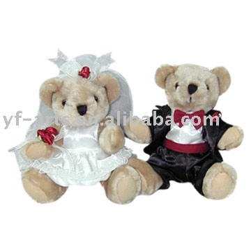 Wedding Bears,stuffed toys,teddy bears,toy bears