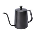 Stainless Steel Long Narrow Spout Coffee Pot Gooseneck Spout Drip Coffee Kettle with Lid for Home Kitchen Coffee Shop