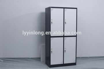 Cheap KD stainless steel cabinet clothes wardrobe locker