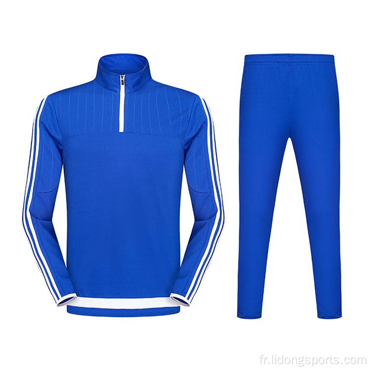 En gros de Soccer Soccer Soccer Sportswear Mens Football Tracksuit