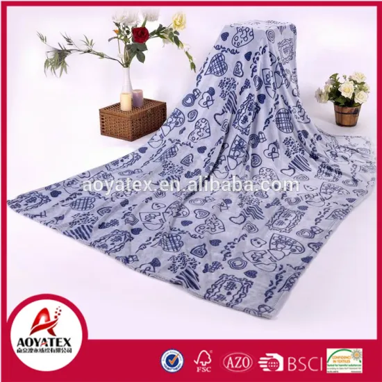high quality low price super cosy solid flannel fleece blanket