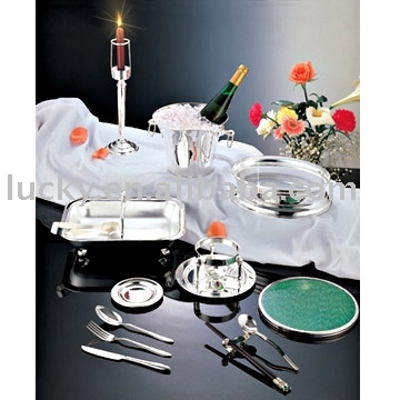 Three Treasure Series Silver Plated Tablewares