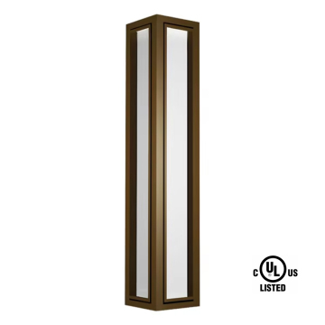 Fairfield Inn Closet Wall Lamps - Antique Brass Indoor Hotel Room Lighting