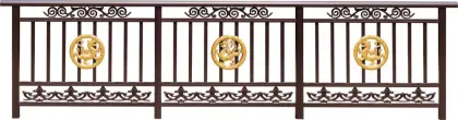 Dragon & Tiger aluminum balcony fence fence