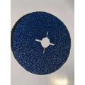 5inch zirconia fiber disc for stainlees steel polishing