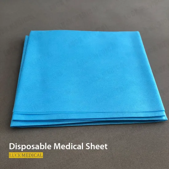 Medical Non-Woven Stretcher Blue Sheet