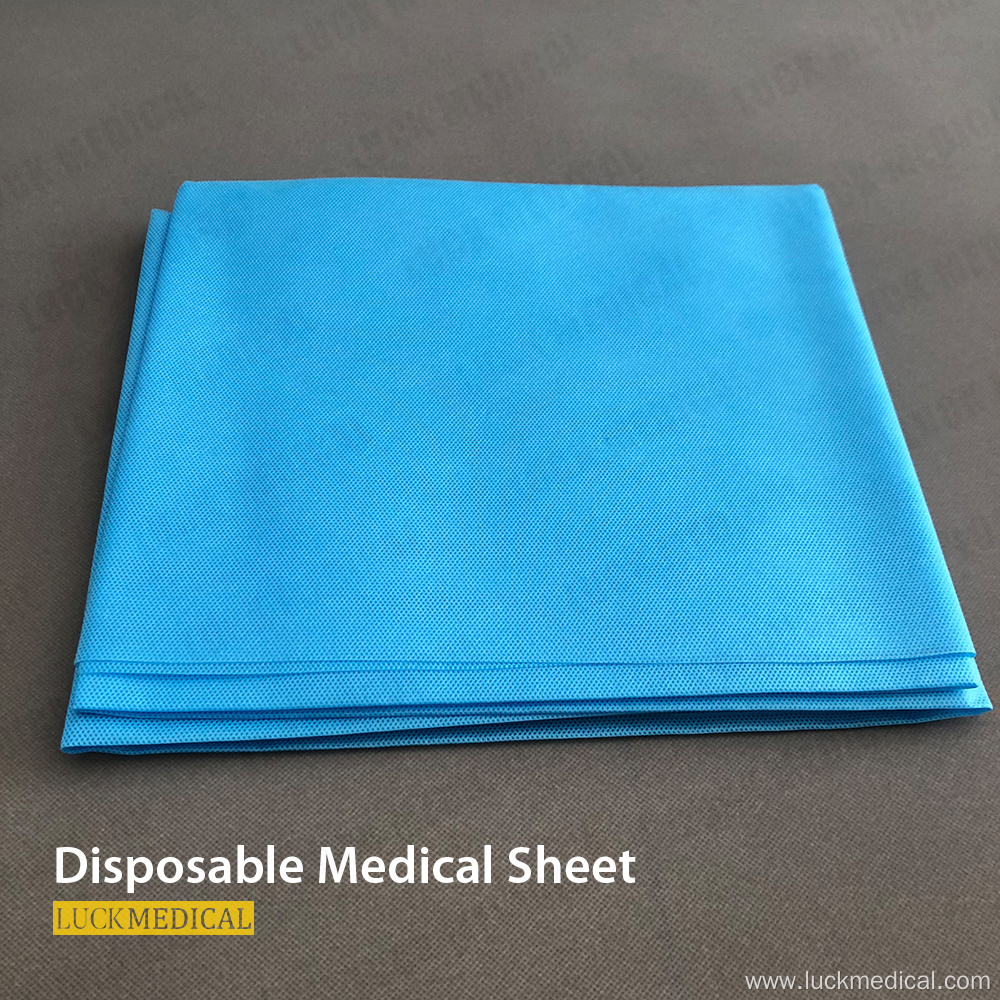 Medical Non-Woven Stretcher Blue Sheet