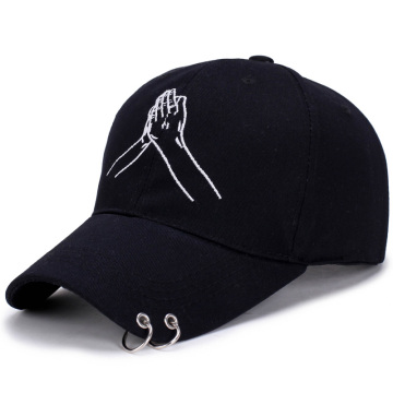 Custom own logo polo hat foldable baseball cap