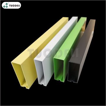 Aluminium Quadrate-pijp Baffle-plafondsysteem