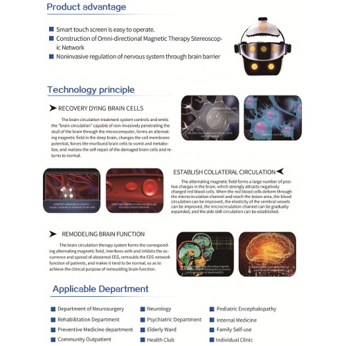 Équipement de stimulation magnétique transcrânien Dispositif médical