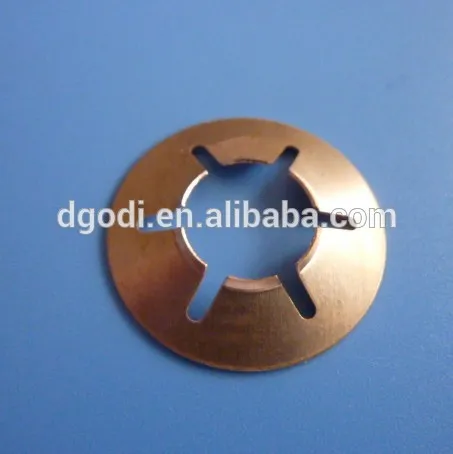 small round beryllium copper spring clip