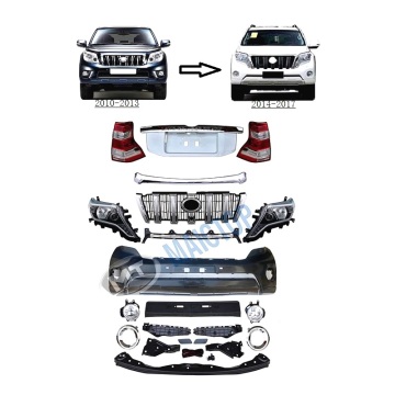MAICTOP CAR BODY PARTS BUMPER BUMPER OPGRADE KIT για το Land Cruiser Prado 150 (2010-2013 έως 2014-2017)