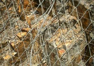 Metal tecco mesh Rockfall Protection Netting / Avalanche pr