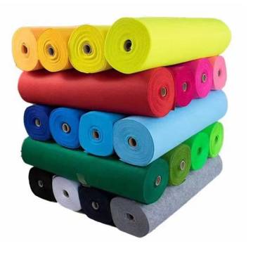 needle punched non woven felt roll