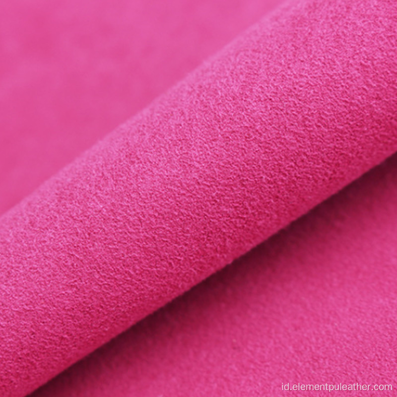 Kulit sintetis suede non woven microfiber