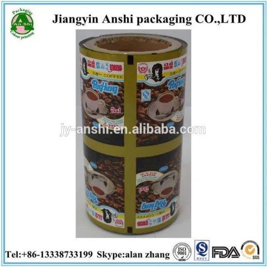 Multilayer printing aluminum foil food flexible plastic packaging film roll