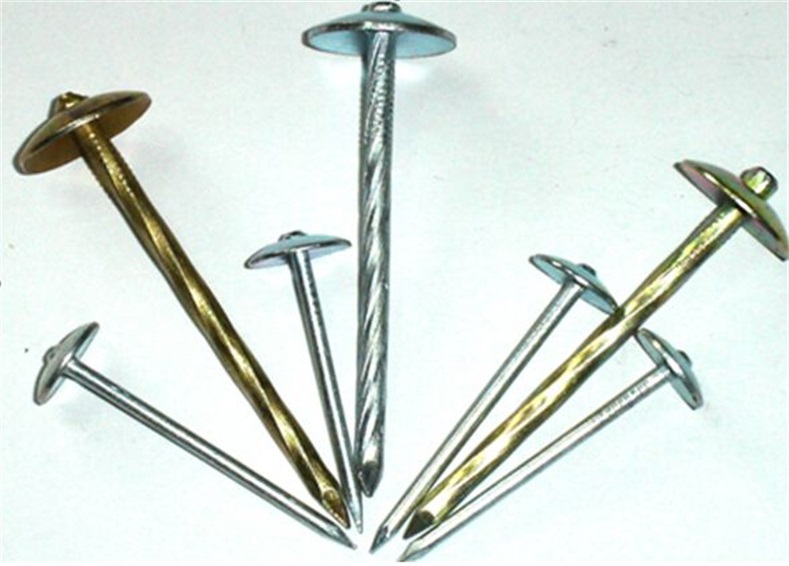 Zinc Plating-coloring Roofing Nails