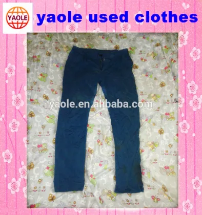 korea used clothing men cotton pants bulk used clothing