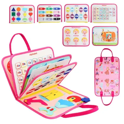 Educational Pink Felt Learning Aids