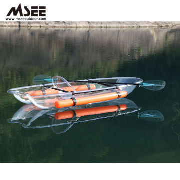 Transparent Polycarbonate Kayak for Two