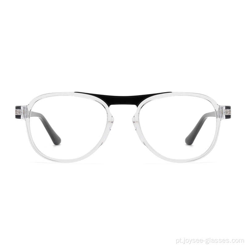 Última moda CE e FDA Full Round Round Quality Acetato Prescription Eyes Glasses Frame