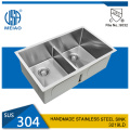 Undermount Double Bowl Stainless Steel Farmhouse Sink