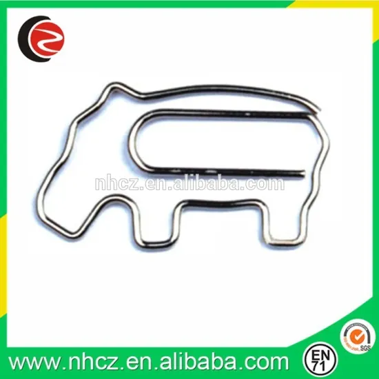 Promotional gift custom clear plastic paper clips
