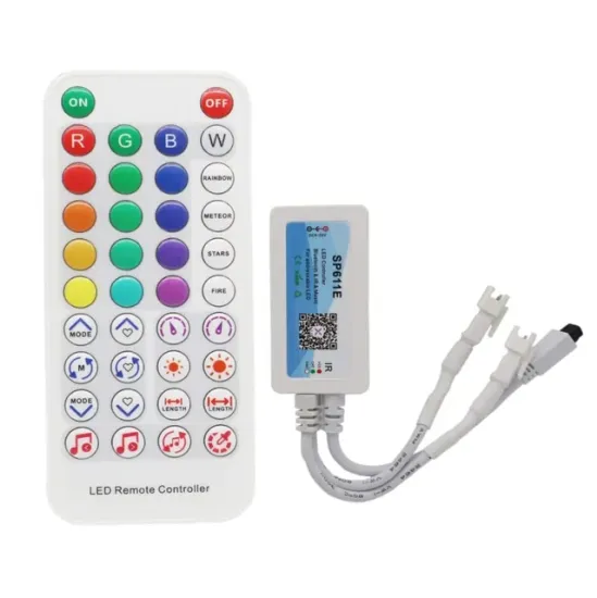 SP611E Addressable LED Light Controller with IR Remote and APP Control