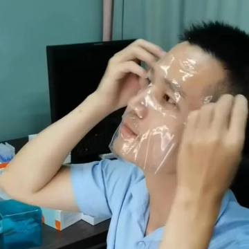 Gel di alghe Hydrogel Silkoollagen Maschera facciale di collagene a cristallo profondo