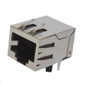 Shielded 1x1P RJ45 Jack with EMI