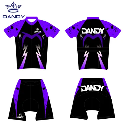 Customized cycling jersey with soft cushion