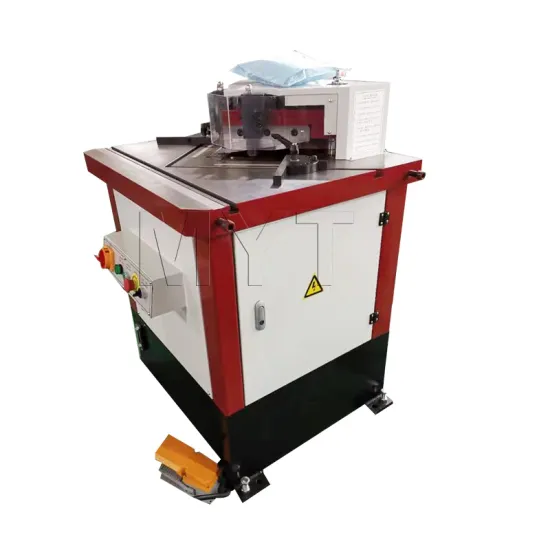 MYT Hydraulic Notching Machine: Precision Cutting for 90 Degree Angles in Sheet Metal