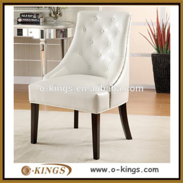 Popular design butoon back armless dining chair for sale