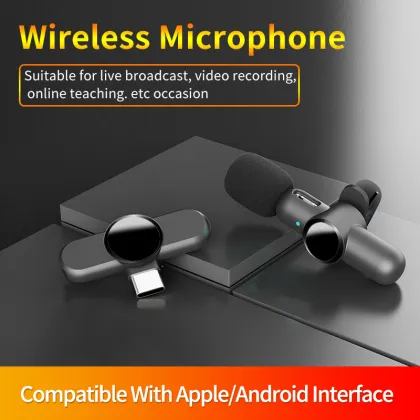 Plug-and-Play Wireless Lavalier Microphone for iPhone and DSLR Cameras - Rode Wireless Go