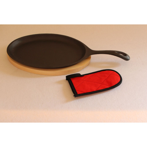 Non-stick Cast Iron Pan With Handle