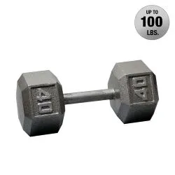 Premium Smooth Cast Iron Dumbbells by Body-Solid