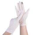 Women Sunscreen Gloves Spring Summer Lace Stretch Touch Screen Glove Anti-UV Wrist Short Slip Resistant Breathable Driving Glove