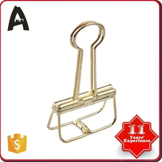 Top sale cheap price hot factory directly 25mm shaped bulldog clips