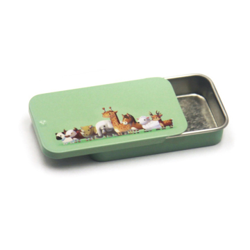 Square Metal Gift Tin Box für Süßigkeiten, Kosmetik und Parfümspeicher